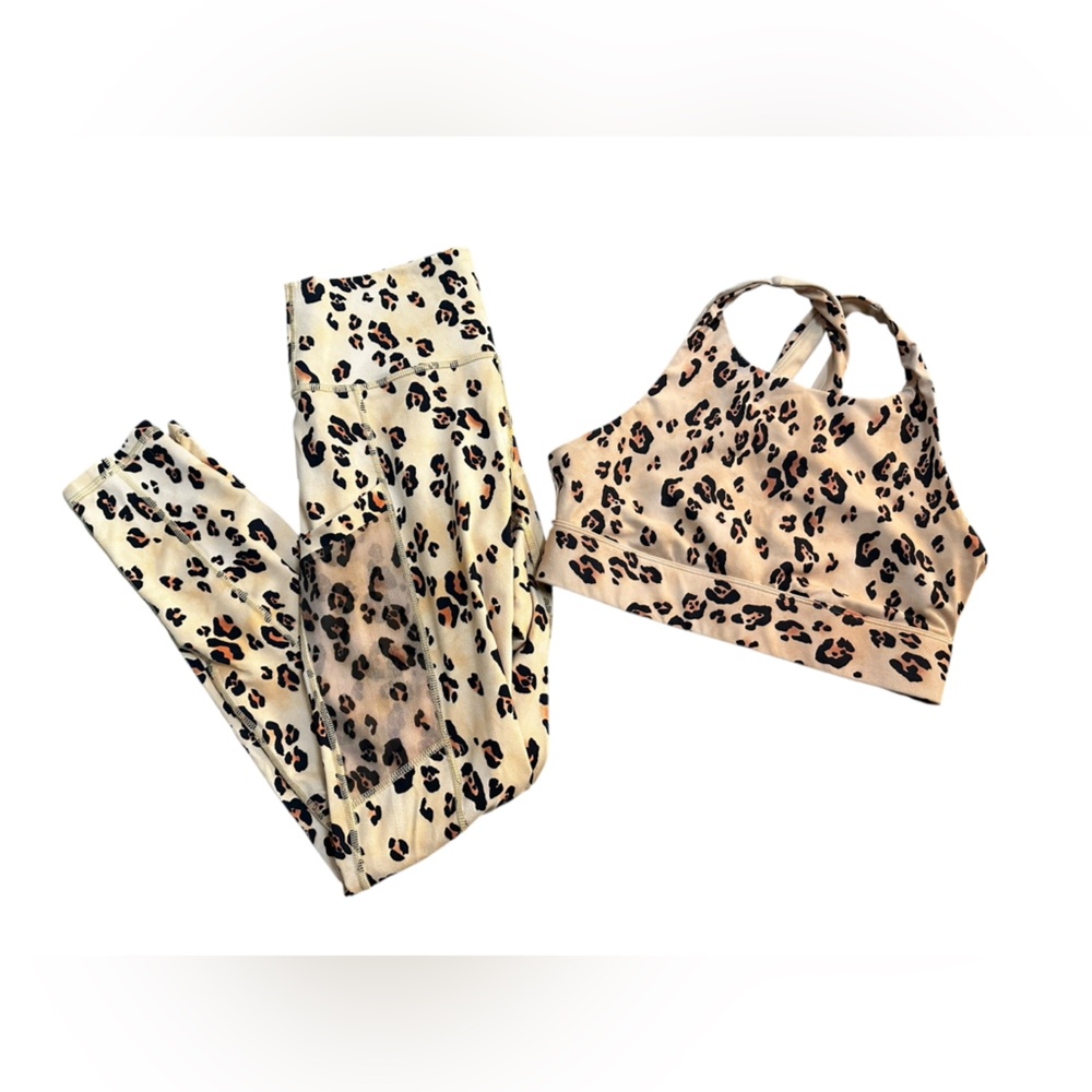 Fabletics, leopard print set, small/medium - Picture 10 of 13